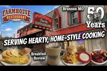 Farmhouse Restaurant Breakfast Review (Celebrating 50 Years Of Home-Style Cooking) Branson MO