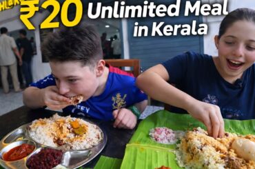 ₹20 Unlimited Meals In Kochi, Kerala? | How Is It Even Possible?🇮🇳| കൊച്ചിയിൽ ₹20 അൺലിമിറ്റഡ് ഭക്ഷണം