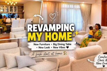🏡 WE FINALLY REVAMPED OUR HOME! New Sofas, Dining Set & Our Dream Living Room 🥰Upgrading Our Home!
