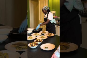 Private Chef Table for 13 … IN A CASTLE!! 👩🏾‍🍳#food #privatechef #cooking