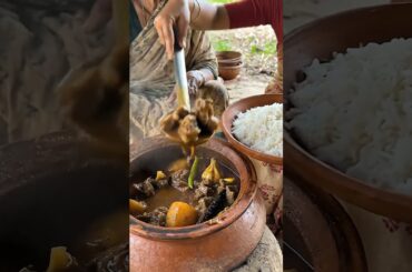 Traditional Bengali Beef Curry in Clay Pot | #shorts #recipe #cooking #BeefCurry