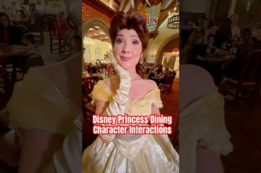 Walt Disney World’s Princess Storybook Dining Character Interactions #disneydining #disneyprincess