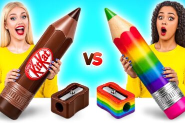 Real Food vs Chocolate Food Challenge | Amazing Kitchen Tricks by Multi DO Challenge