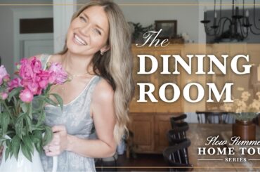 Slow Summer Home Tour: Thrifted Dining Room
