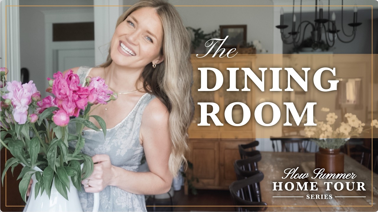 Slow Summer Home Tour: Thrifted Dining Room Slow Summer Home Tour: Thrifted Dining Room