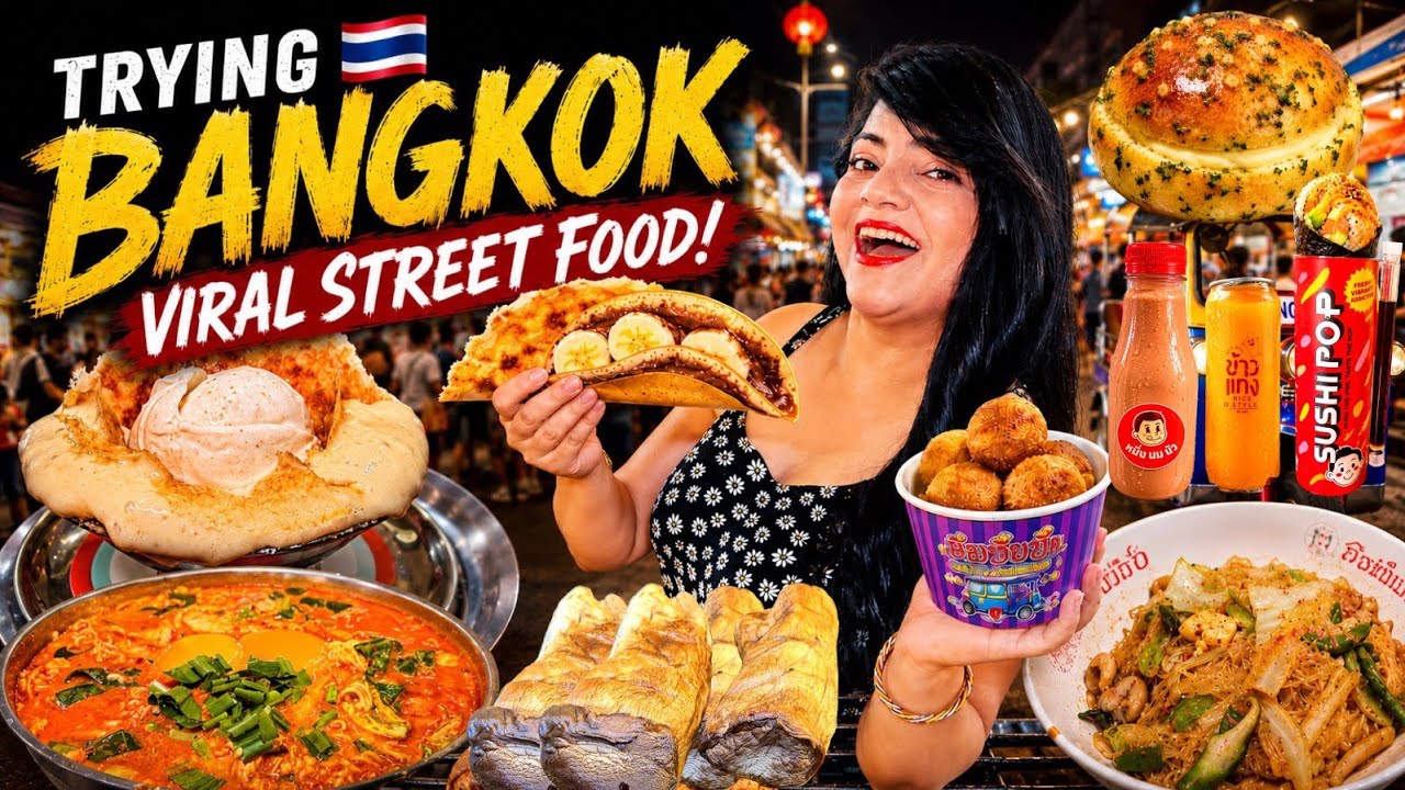 Trying Viral Street Food | Bangkok Food Challenge Trying Viral Street Food | Bangkok Food Challenge