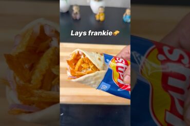 Lays frankie recipe😋#ytshorts #recipe #food #music #cooking #shorts #viralvideo #frankie #snacks