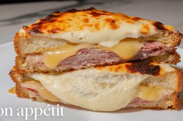 How a Master French Chef Makes Croque Monsieur | Fundamental French Cooking | Bon Appétit