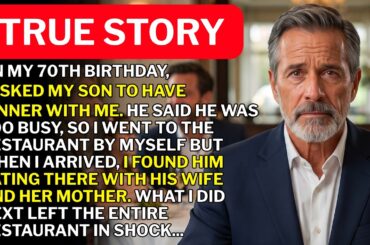 On My Birthday, My Son Refused Dinner With Me—But Was Dining With His Wife And MIL…