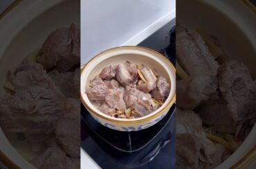 Cuttlefish ribs soup, the soup is fresh and delicious  #recipe #cooking