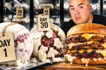 I thought I made GOOD Burgers... Then I AGED Them!