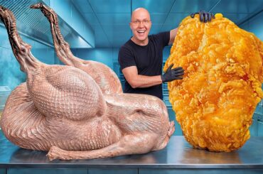 I Made a Giant Nugget From a Whole Ostrich!