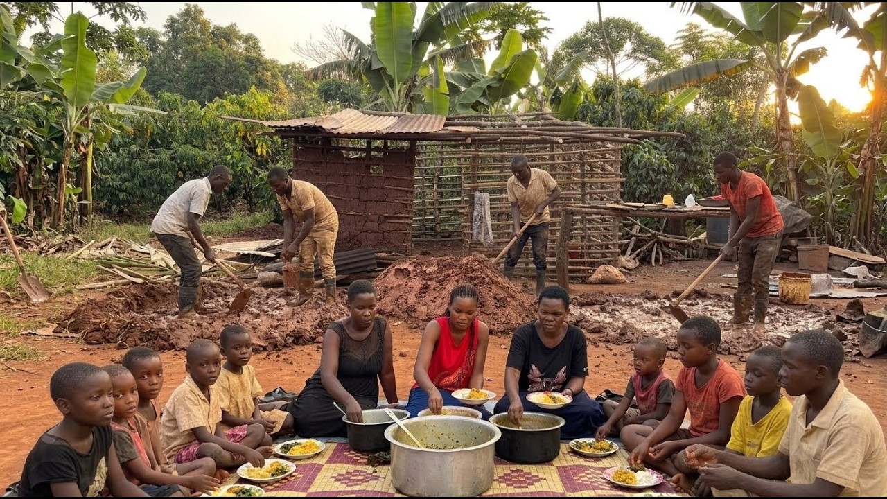 Beautiful Traditional Kitchen Progress 🏡 Mud Mixing Work & Cooking A Delicious Liver Meal Beautiful Traditional Kitchen Progress 🏡 Mud Mixing Work & Cooking A Delicious Liver Meal
