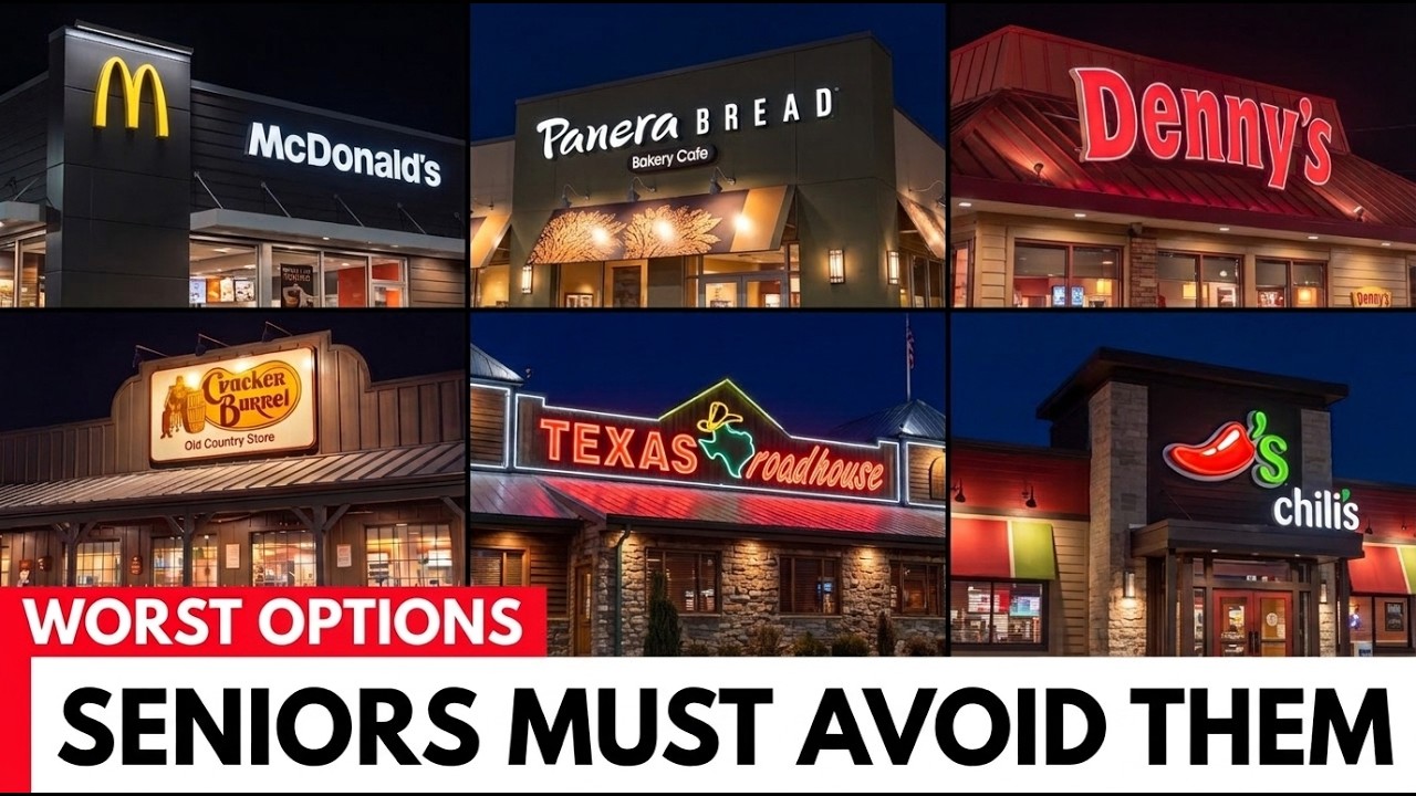 Seniors Should AVOID These 5 Restaurants (Here’s 3 Better Options) Seniors Should AVOID These 5 Restaurants (Here's 3 Better Options)