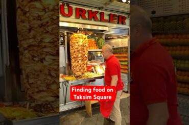 Street food vs fine dining on Taksim Square