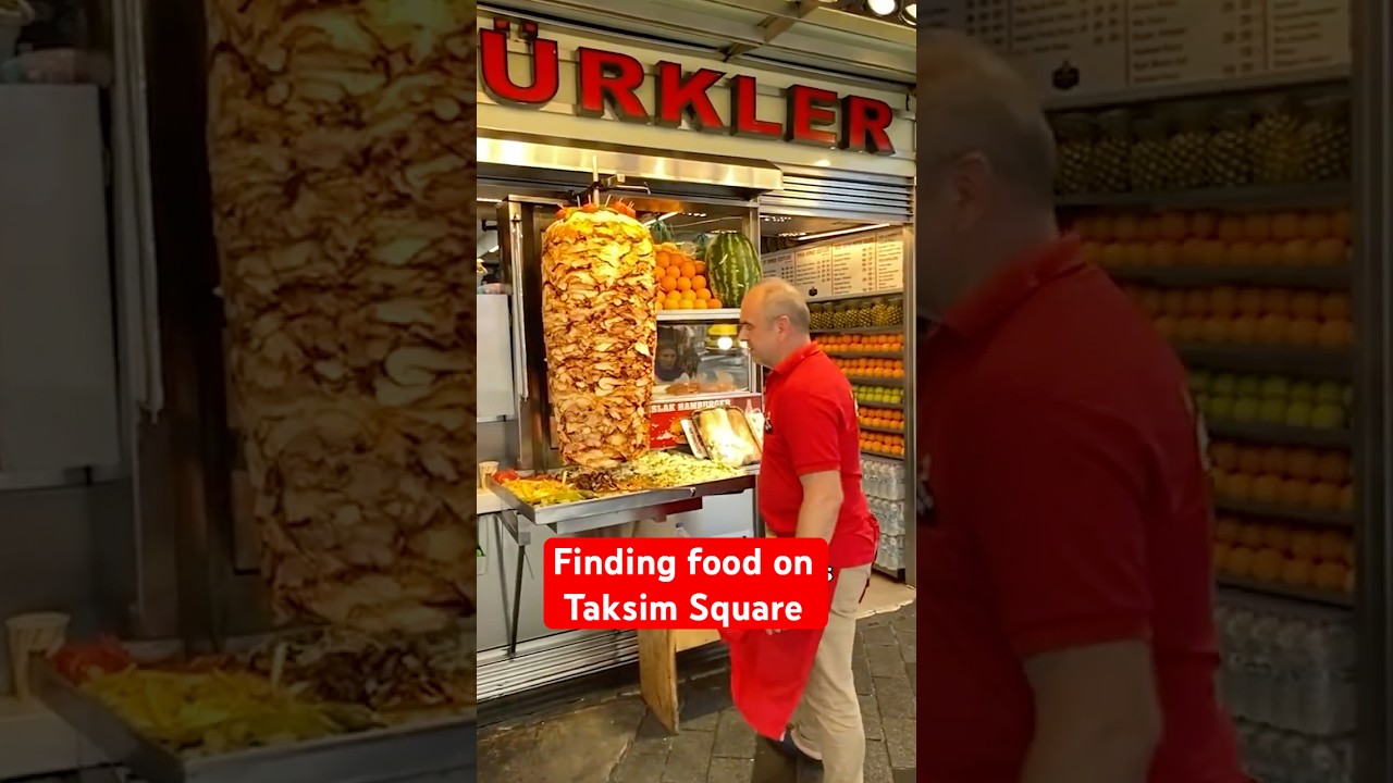 Street food vs fine dining on Taksim Square Street food vs fine dining on Taksim Square