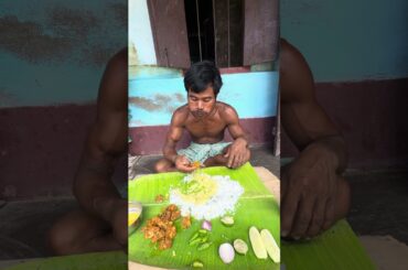Food on Banana leaf 🍁 #viralvideo #food #villagerlifestyle #cooking #recipe #youtubeshorts #foodie