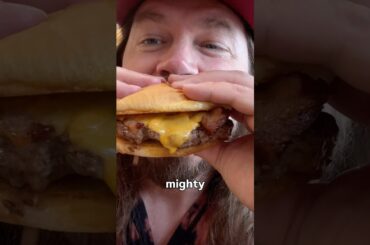 Unboxing Burgers. The Mighty Mac from Fred’s Up North Dining & Truck Stop in St. Ignace