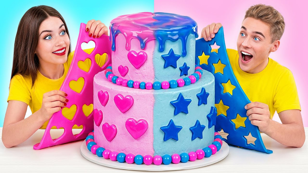 Pink VS Blue Color Cooking Challenge by Multi DO Challenge Pink VS Blue Color Cooking Challenge by Multi DO Challenge