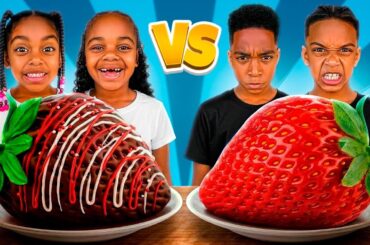 HEALTHY VS JUNK FOOD CHALLENGE