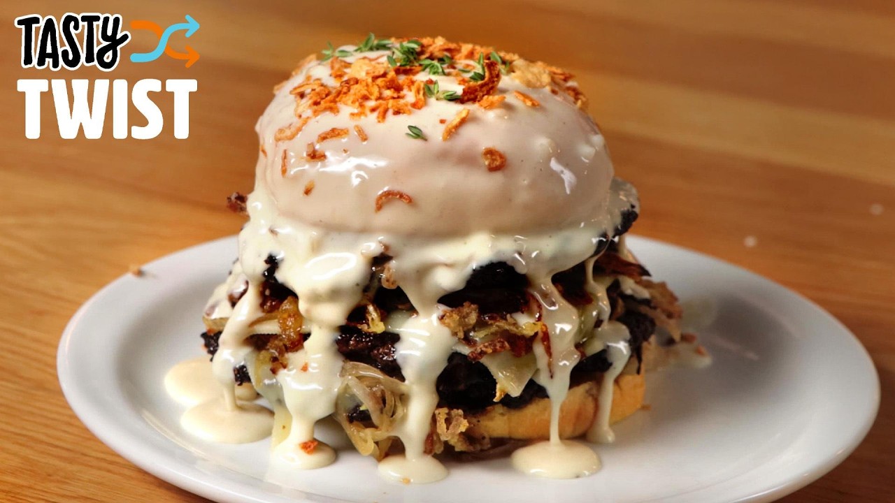 The Ultimate French Onion Soup Burger The Ultimate French Onion Soup Burger