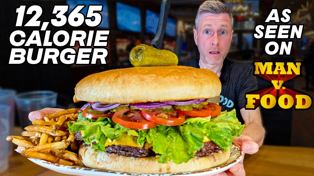 THE WORLD FAMOUS 12,000+ CALORIE “KOOKAMONGA” BURGER CHALLENGE AS SEEN ON MAN VS FOOD! THE WORLD FAMOUS 12,000+ CALORIE "KOOKAMONGA" BURGER CHALLENGE AS SEEN ON MAN VS FOOD!