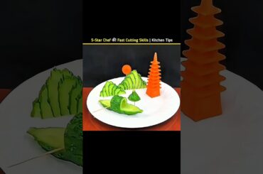 5 Star Chef के Secret Vegetable Cutting Tricks! #shorts #cooking #kitchen #food #chef