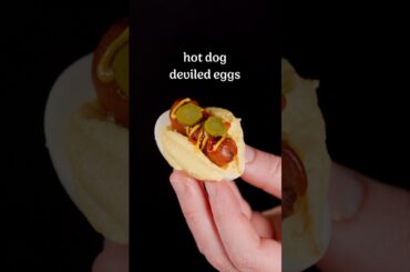Hot Dog Deviled Eggs 🌭🥚