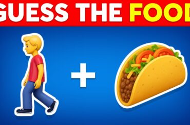 Guess The Fast Food Restaurant and Food By Emojis Quiz 🤔❓✅ Food Quiz Game Challenge