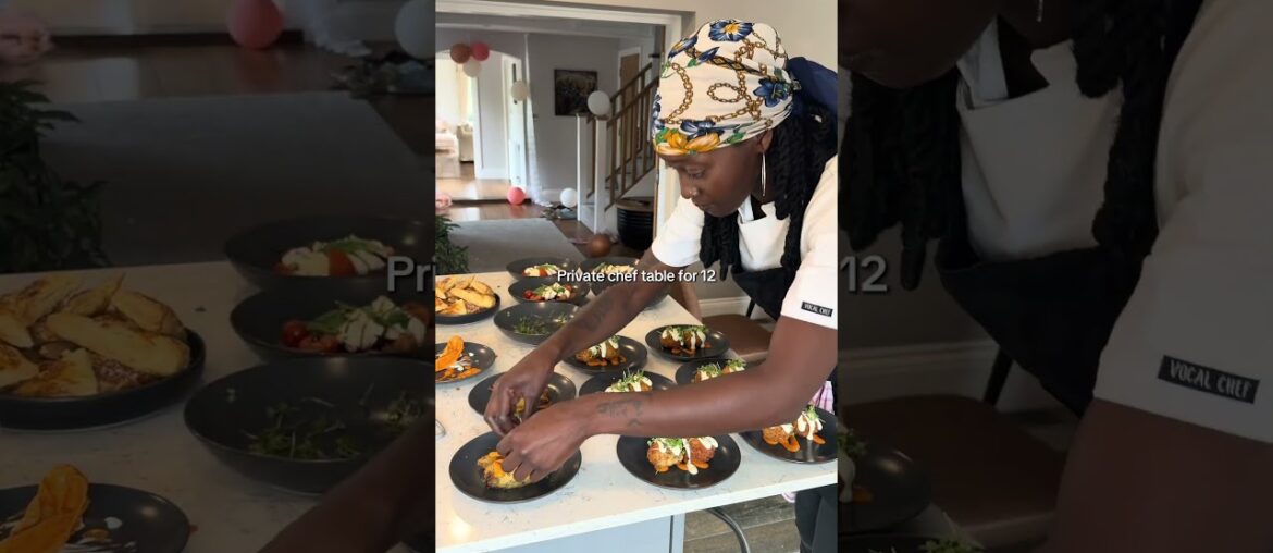 private chef table for 12 #food #privatechef #cooking