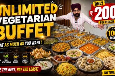 200/- Rs Only | Unlimited Food In Punjab | Punjab Street Food | Unlimited Pizza | Indian Street Food