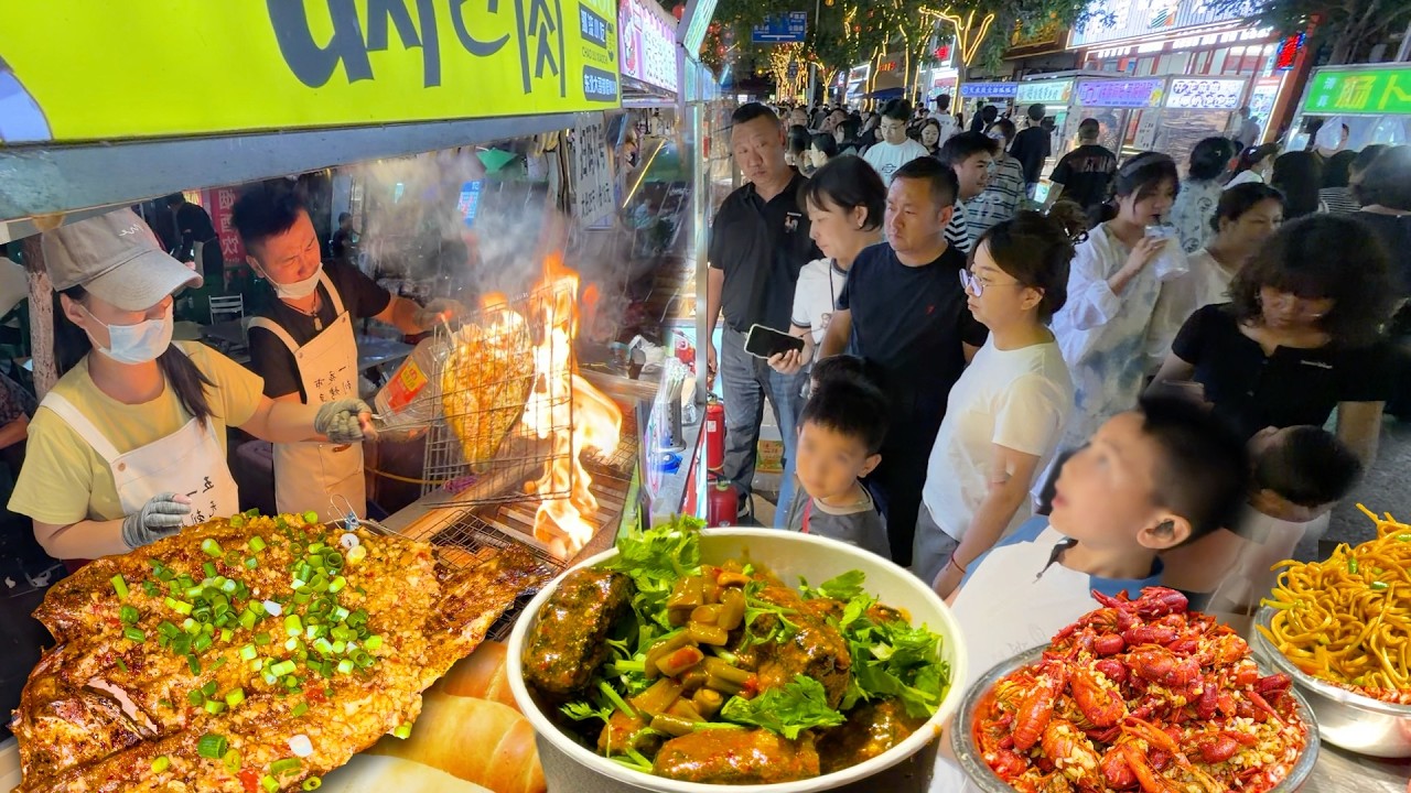Packed China Night Market: Endless Street Food, Clean & Lively Packed China Night Market: Endless Street Food, Clean & Lively
