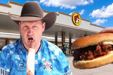 Trying American Gas Station Food! (Not Good!)