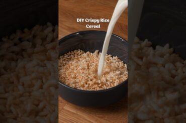 2 Ingredient Crispy Rice Cereal✨🥣