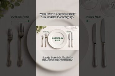 Which Fork Do You Use First? | Fine Dining English for Beginners