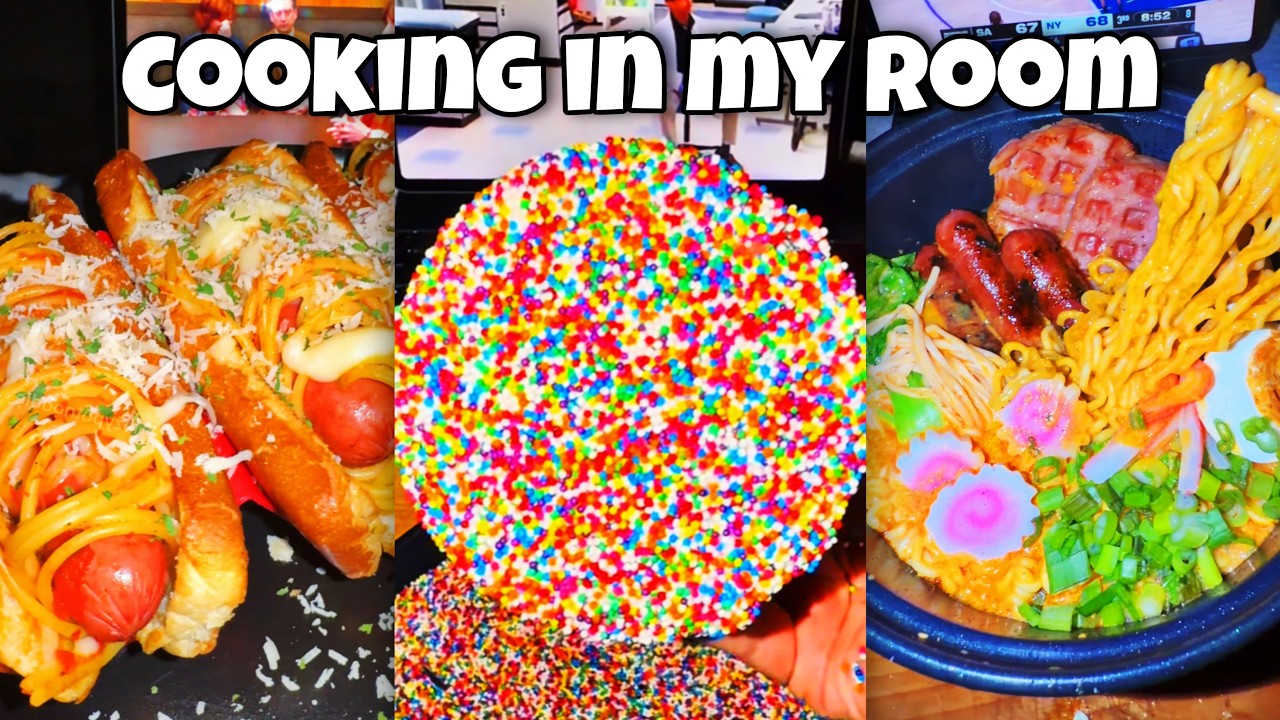 40 Minutes of Cooking in my Room | Lazy Pot Noodle 40 Minutes of Cooking in my Room | Lazy Pot Noodle