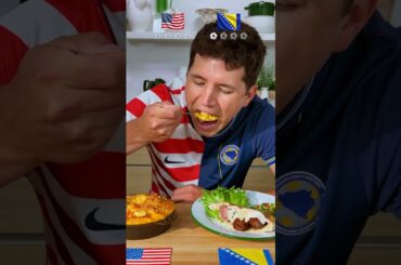 USA vs Bosnia Food
