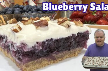 Blueberry Salad - A Perfect Addition To Your Holiday Table - Light and Flavorful