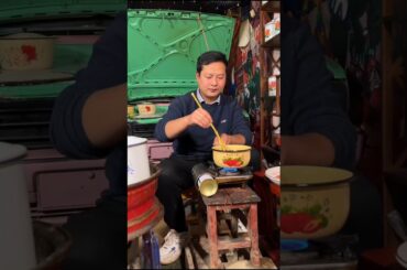 Yamshi koo making delicious beef egg noodles #cooking #food