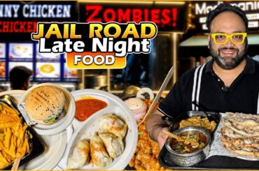 West Delhi Late Night Food | Keema Meat, Chicken Momos, Rajma Chawal, Pasta, Seekh Roll