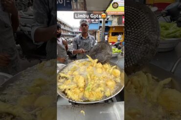Surat Famous Limbu Gota😳😍 #streetfood #viral #food #shorts