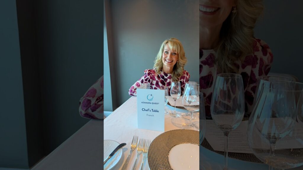 Chef’s Table – Azamara Quest              #travel #cruise #azamara #food #review #shorts #explore