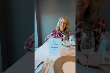 Chef’s Table - Azamara Quest              #travel #cruise #azamara #food #review #shorts #explore