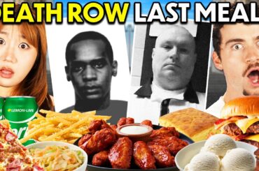 Trying & Rating Insane Death Row Last Meals!