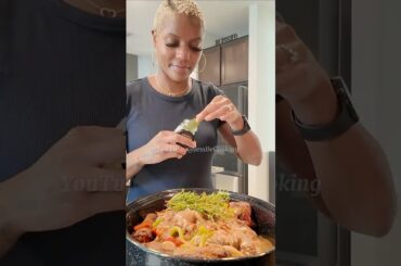 Smothered Turkey Necks | Pinto Beans | Green Beans & Yellow Squash  #cooking #dinner #family #fyp