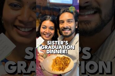 Everything I Ate At My Sister’s Graduation Dinner! 🍝🎓