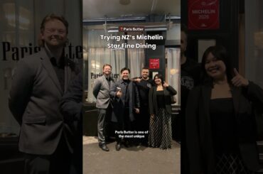 Some of the most unique fine-dining in Auckland and it is has a ONE STAR MICHELIN 🌟