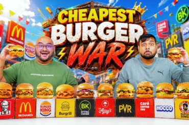 Cheapest Burger War | Which Brand Wins ? | Viwa Food World
