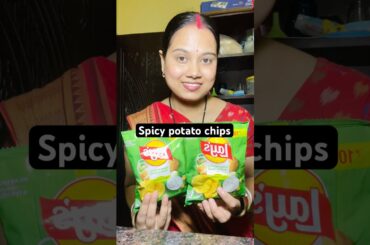Viral Spicy potato chips🥔 #shorts #viral #youtubeshorts #recipe #cooking #food