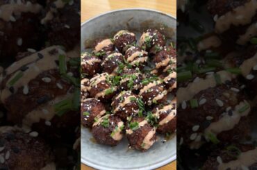 Korean Gochujang Fried Mozzarella Balls